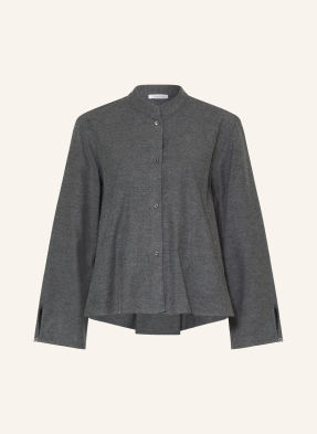 Soluzione Halenka V Oversized Střihu tmavě šedá