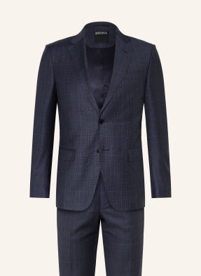 Zegna Oblek Drop 7 Slim Fit tmavě modrá / modrá