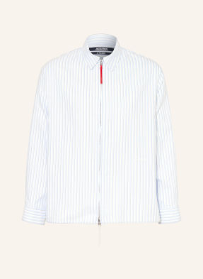 Jacquemus Košile La Chemise Flash Comfort Fit tmavě modrá / černošedá / bílá