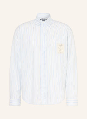 Jacquemus Košile La Chemise Simon Ml Comfort Fit tmavě modrá / bílá