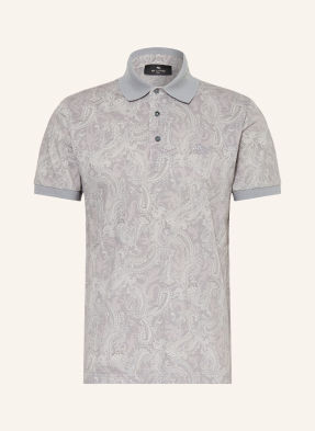 Etro Piqué-Poloshirt grau