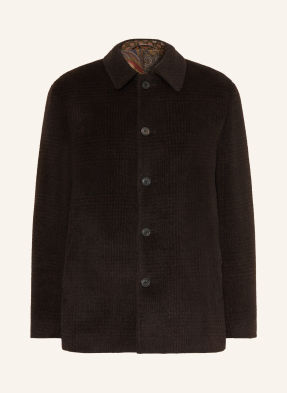 Etro Overjacket Mit Alpaka braun