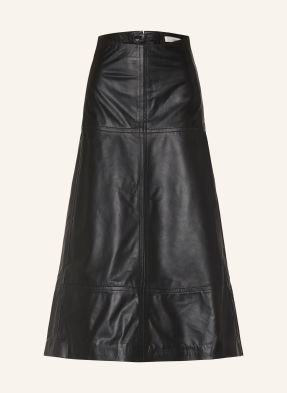 Inwear Kožená Sukně Celinaiw černá