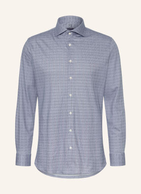 Desoto Jerseyová Košile Slim Fit bílá / tmavě modrá