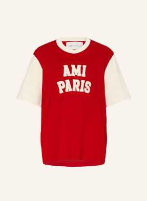 Ami Paris Tričko červená / krémová