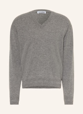 Jil Sander Kašmírový Svetr šedá