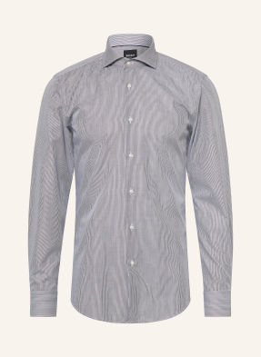 Boss Košile Hank Slim Fit černá / bílá