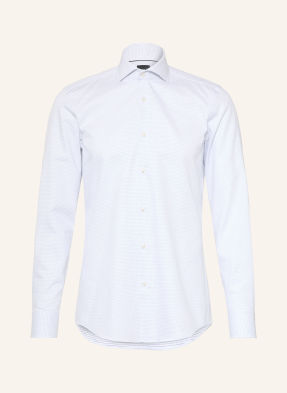 Boss Košile Hank Slim Fit bílá / tmavě modrá