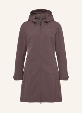 Me°Ru' Softshell Kabát Bordeaux tmavě hnědá