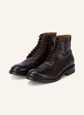 Cordwainer Šněrovací Boty tmavě hnědá