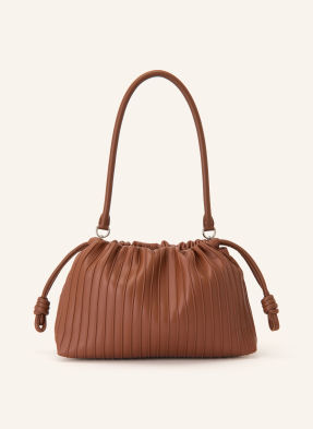 Loewe Kabelka Přes Rameno Flamenco Medium hnědá / stříbrná