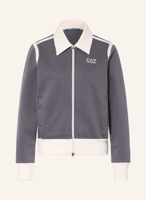 ea7 Emporio Armani Mikina Pro hnědá / krémová