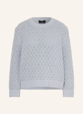 Monari Pullover Mit Glitzergarn blau