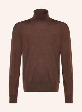 Boss Rollkragenpullover Musso braun