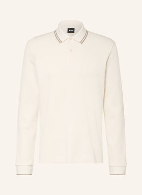 Boss Piqué-Poloshirt Pittman weiss