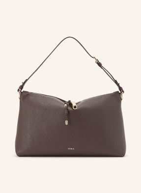 Furla Kabelka Přes Rameno Debby Medium tmavě hnědá / zlatá
