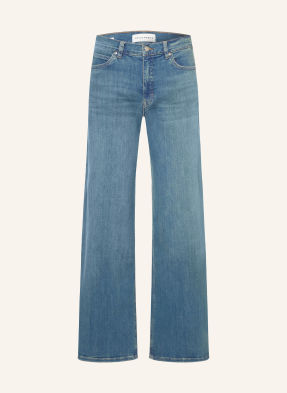 Opus Pants Široké Džíny Meni Star 70420 dark blue