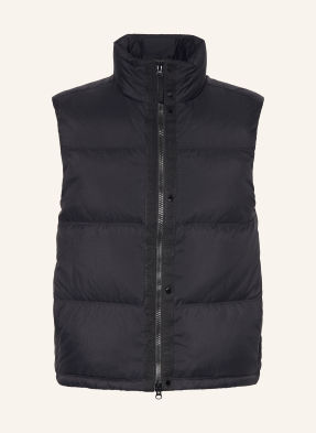Stone Island Daunenweste schwarz