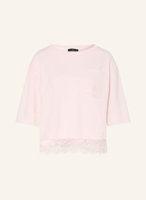 Monari T-Shirt Mit Spitze rosa