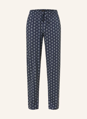 Hanro Schlafhose Night & Day blau