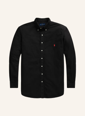 Polo Ralph Lauren Big & Tall Košile Classic Fit černá / tmavě červená