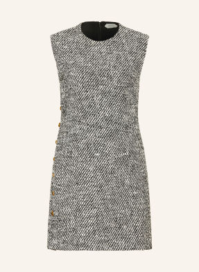 Versace Bouclé-Kleid schwarz