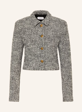 Versace Bouclé-Blazer schwarz