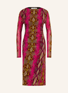 Diane Von Furstenberg Jerseyové Šaty Darrius růžová / tmavě červená / žlutá