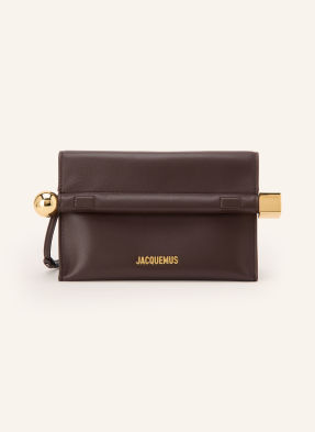 Jacquemus Umhängetasche Le Sac Rond Carre braun