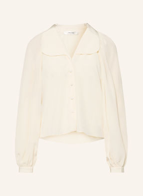 Frame Hedvábná Blůza The Silk Gala Shirt krémová
