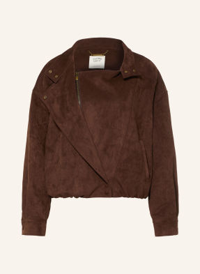 Joseph Ribkoff Blouson In Lederoptik braun
