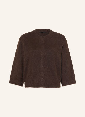 Opus Strickjacke Disille Mit 3/4-Arm braun