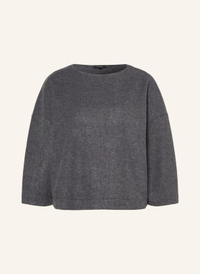 Opus Shirt Gussi Mit 3/4-Arm Aus Flanell grau