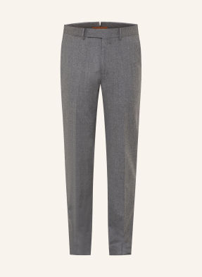 Zegna Flanelové Kalhoty Regular Fit šedá