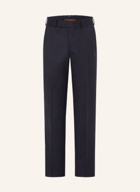 Zegna Flanelové Chino Kalhoty S Pravidelným Střihem tmavě modrá