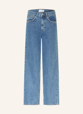 Oh April Rovné Džíny Jutta S Cvočky 2007 denim mid blue