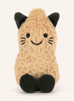 Jellycat Plyšová Hračka Amuseables Peanut Cat Outfit světle hnědá / černá