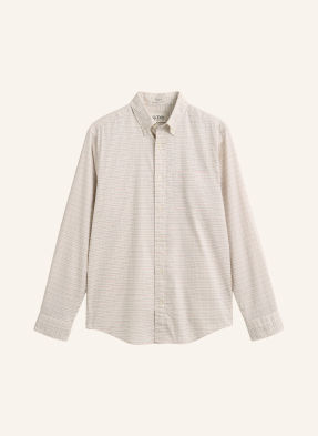 Gant Oxfordská Košile, Střih Regular Fit režná / tmavě červená / tmavě modrá