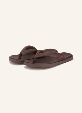 Ugg Žabky Na Podpatku Seaside 2 Flip tmavě hnědá