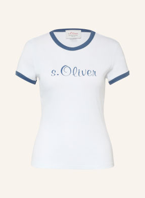 S.Oliver Tričko bílá / modrá