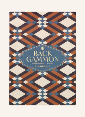 Printworks Stolní Hra Backgammon Bazaar černá / hnědá / petrolejová