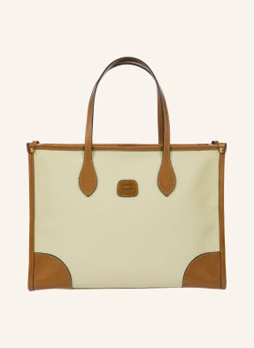 Bric's Shopper Opera Small krémová / zlatá / koňaková