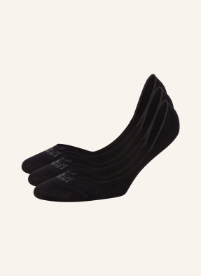 Falke 3er-Pack Füßlinge Step schwarz