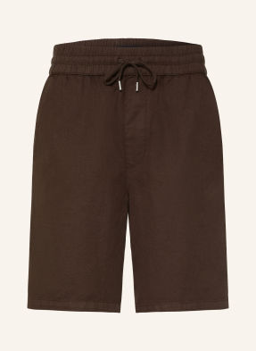 Allsaints Shorts Hanbury Mit Leinen braun