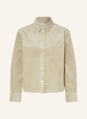Marc O'polo Cord-Overshirt gruen