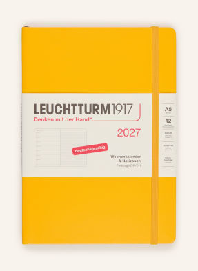leuchtturm1917 Týdenní Kalendář tmavě žlutá