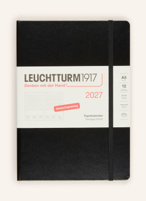 leuchtturm1917 Denní Kalendář černá
