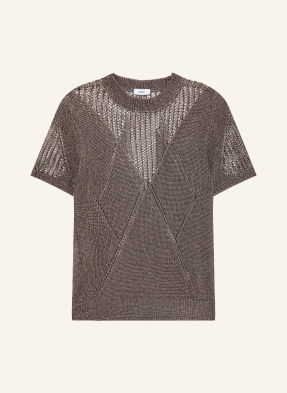 Reiss Strickshirt Tamsin Mit Glitzergarn grau
