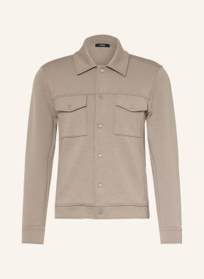 Reiss Overshirt Thom černošedá