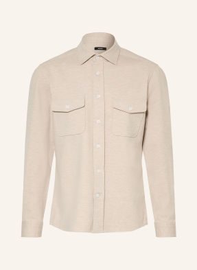 Reiss Overshirt Mcshane Z Džerseju béžová